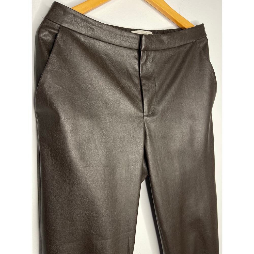 Brochu Walker women’s The Westport Vegan Leather Pant size S Timber - Picture 7 of 11